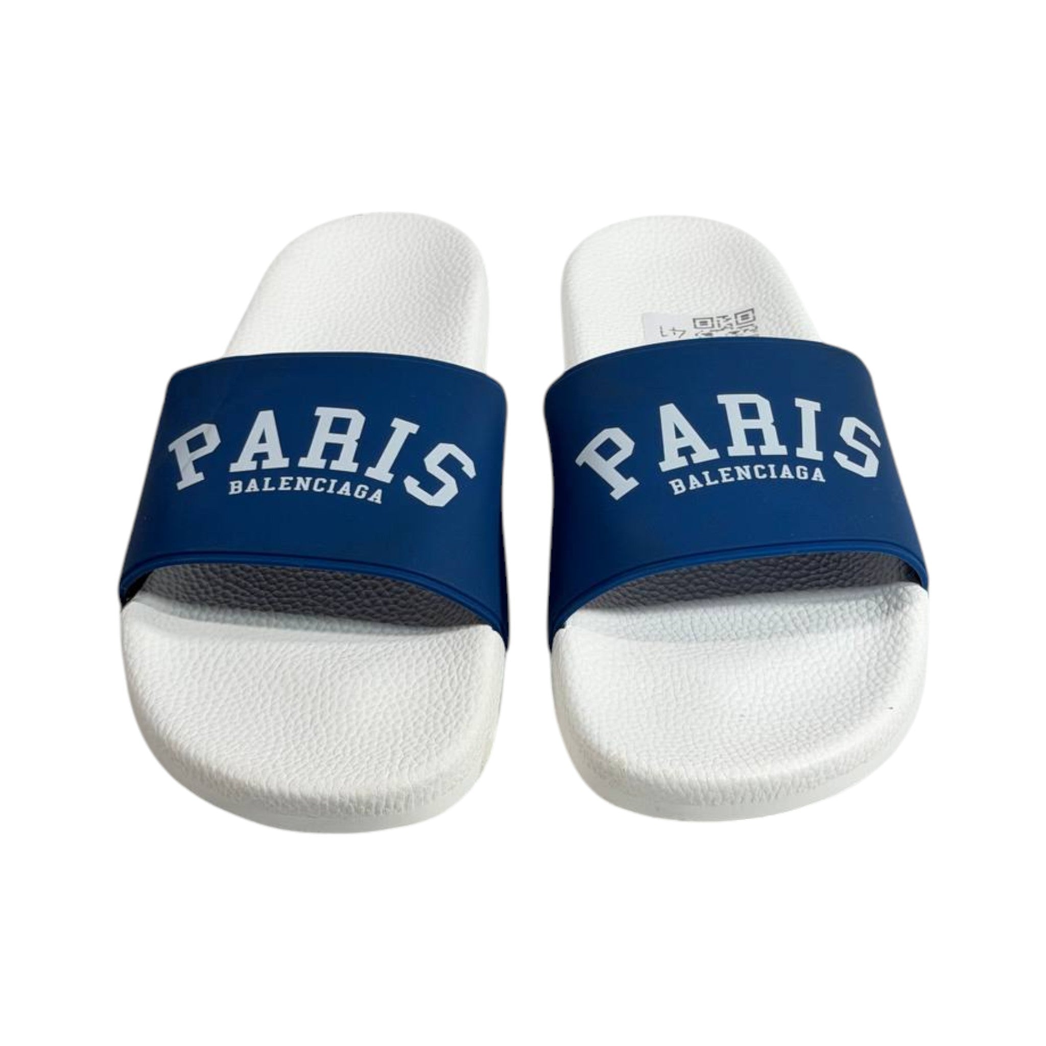 Balenciaga Paris Blue Slides – Premium Summer Luxury Slippers 💙🤍