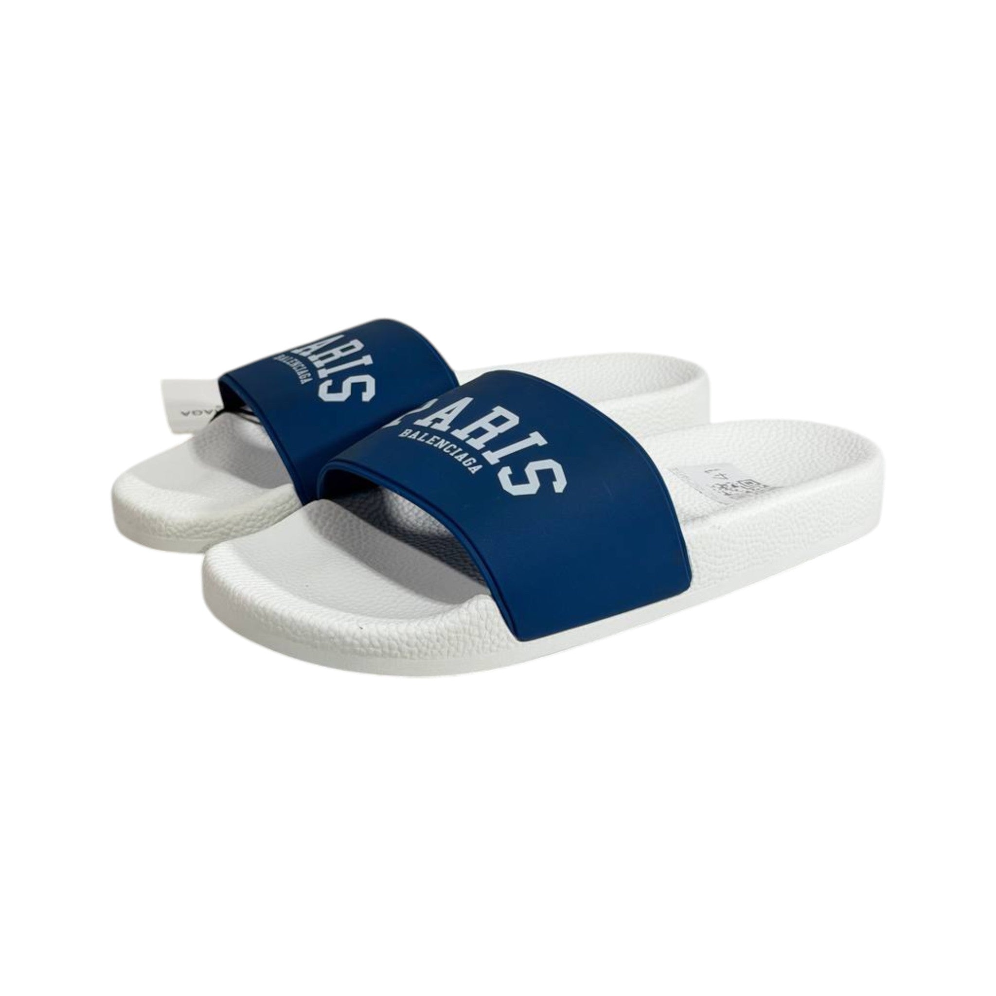 Balenciaga Paris Blue Slides – Premium Summer Luxury Slippers 💙🤍