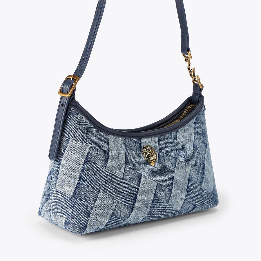 Kurt Geiger Shoulder Bag – Denim Weave 🟦👜