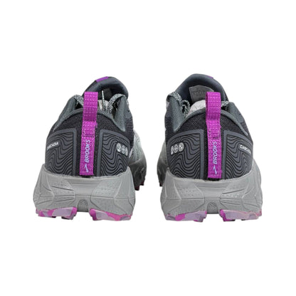 🏔️👟 Brooks Cascadia Trail Running Shoes – Grey Purple Outdoor Performance Sneakers ⚡