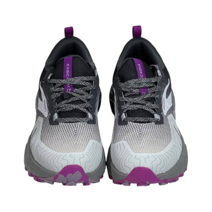 🏔️👟 Brooks Cascadia Trail Running Shoes – Grey Purple Outdoor Performance Sneakers ⚡