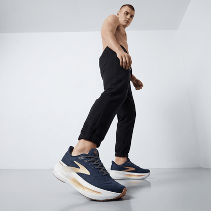 Brooks Running Performance Sneakers — Navy Gold