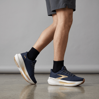 Brooks Running Performance Sneakers — Navy Gold