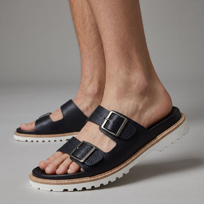 Brunello Cucinelli Buckled Sandal – Black 🖤