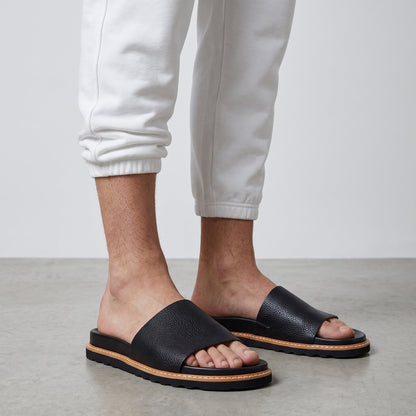 Brunello Cucinelli Sandals – Black Pebbled 🖤