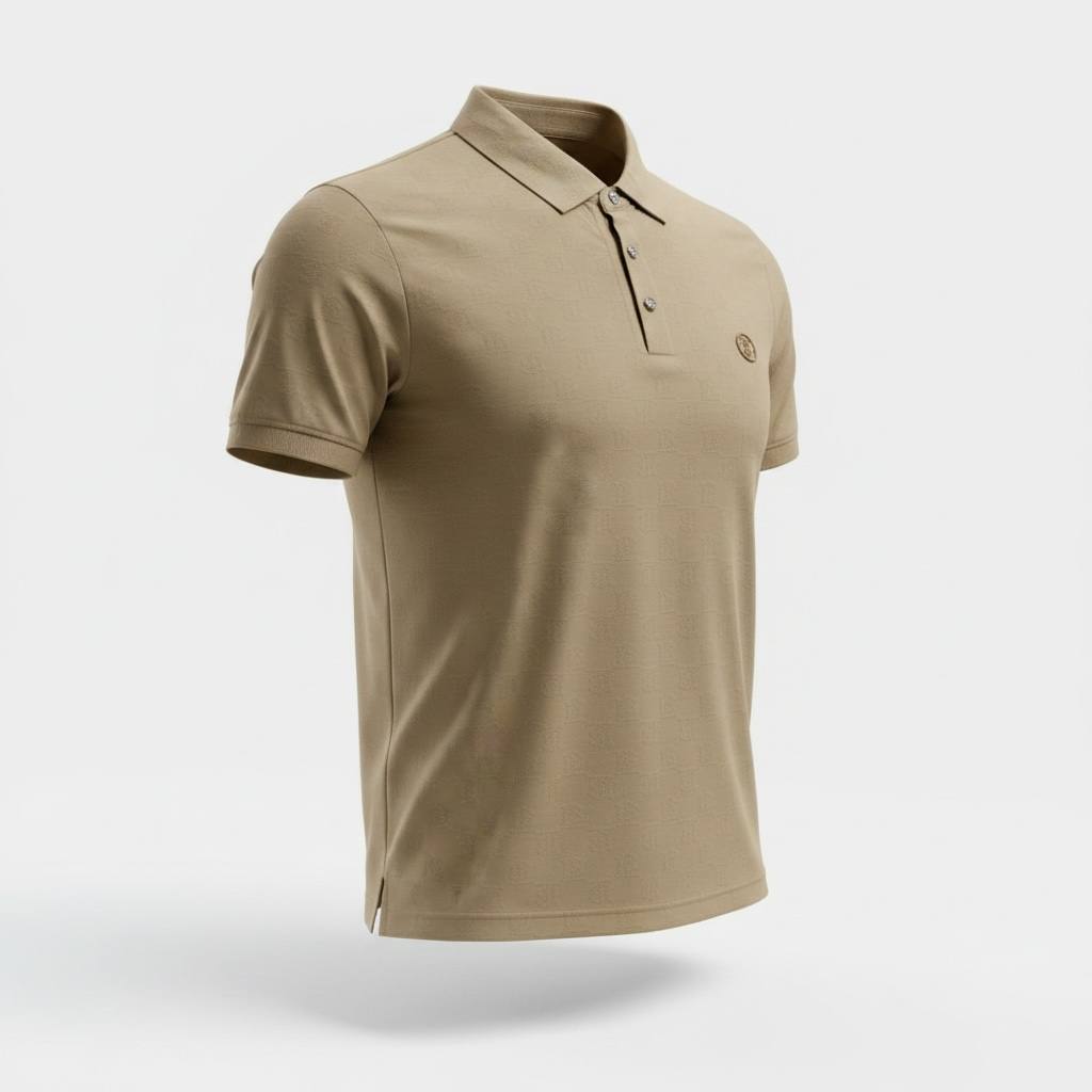 🤎 Burberry Beige Monogram Polo Shirt – Timeless Luxury Essential 👕✨