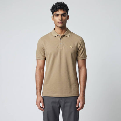 🤎 Burberry Beige Monogram Polo Shirt – Timeless Luxury Essential 👕✨