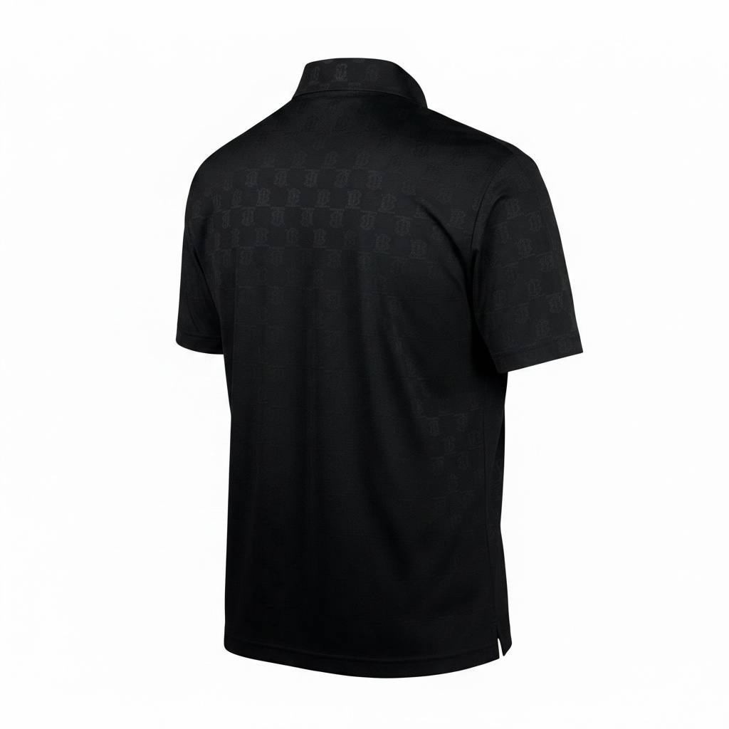 🖤 Burberry Black Monogram Polo Shirt – Modern Luxury Essential 👕✨