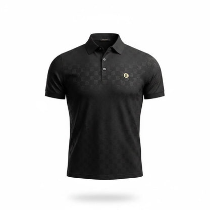 🖤 Burberry Black Monogram Polo Shirt – Modern Luxury Essential 👕✨