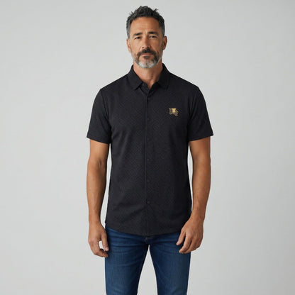 🖤 Burberry Black Monogram Short Sleeve Shirt – Signature Luxury Collection