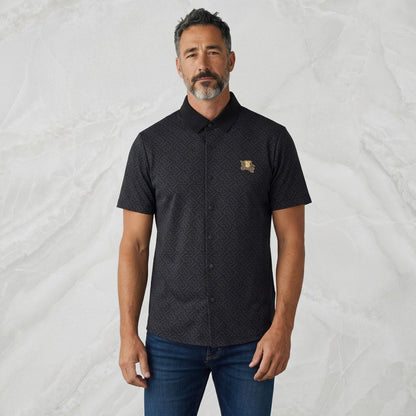 🖤 Burberry Black Monogram Short Sleeve Shirt – Signature Luxury Collection