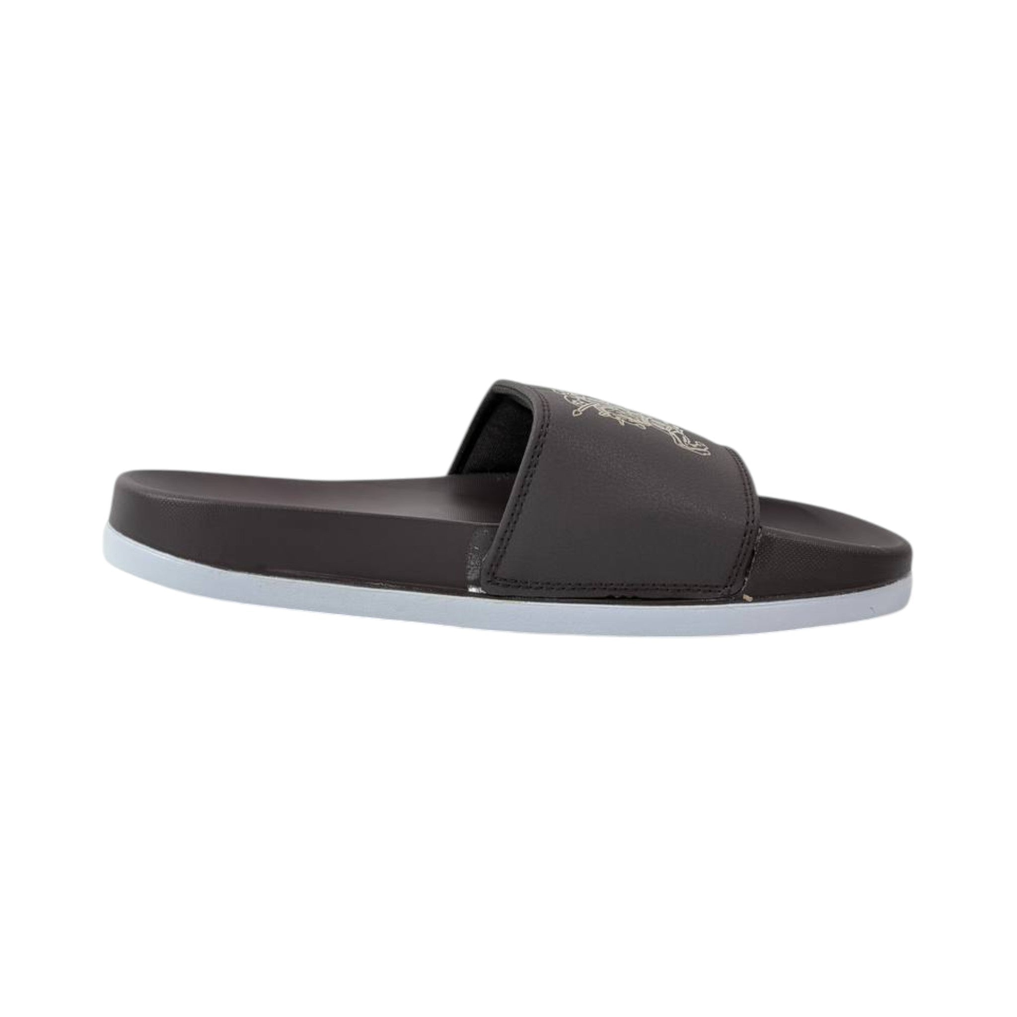 🩴 Burberry Equestrian Knight Slides – Dark Brown Luxury Edition 🤎✨