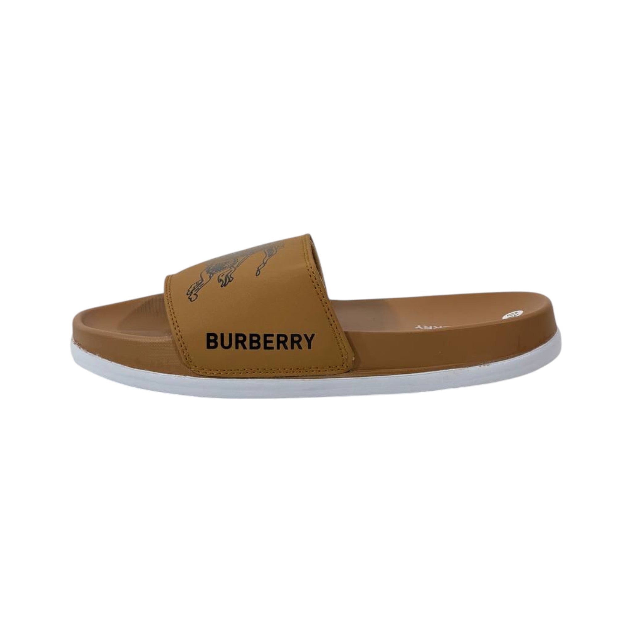 🩴 Burberry Equestrian Signature Slides – Luxury Comfort Edition 🤎✨