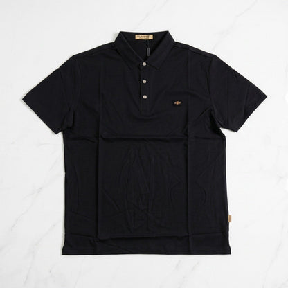 🖤 Burberry Essential Black Polo Shirt – Timeless British Luxury