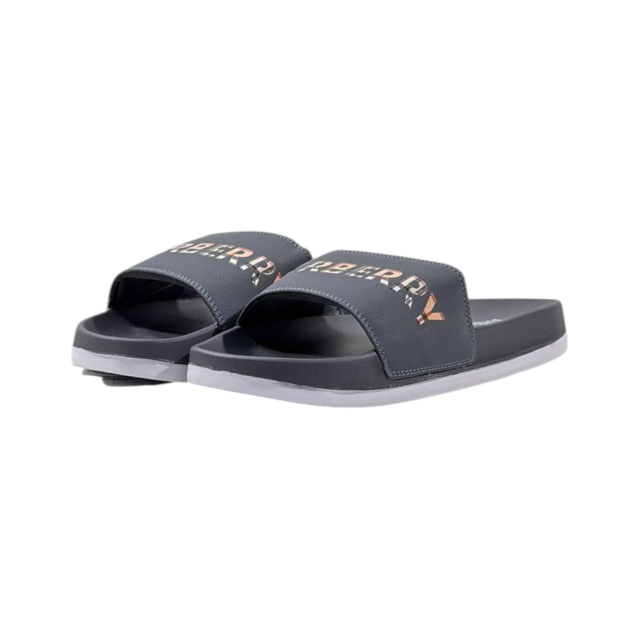Burberry Grey Comfort Slides 🩶✨
