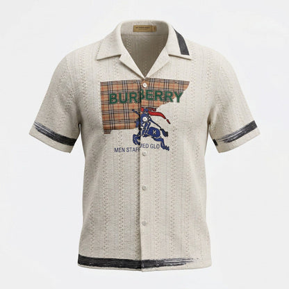 🤍 Burberry Heritage Knight Textured Shirt ✨