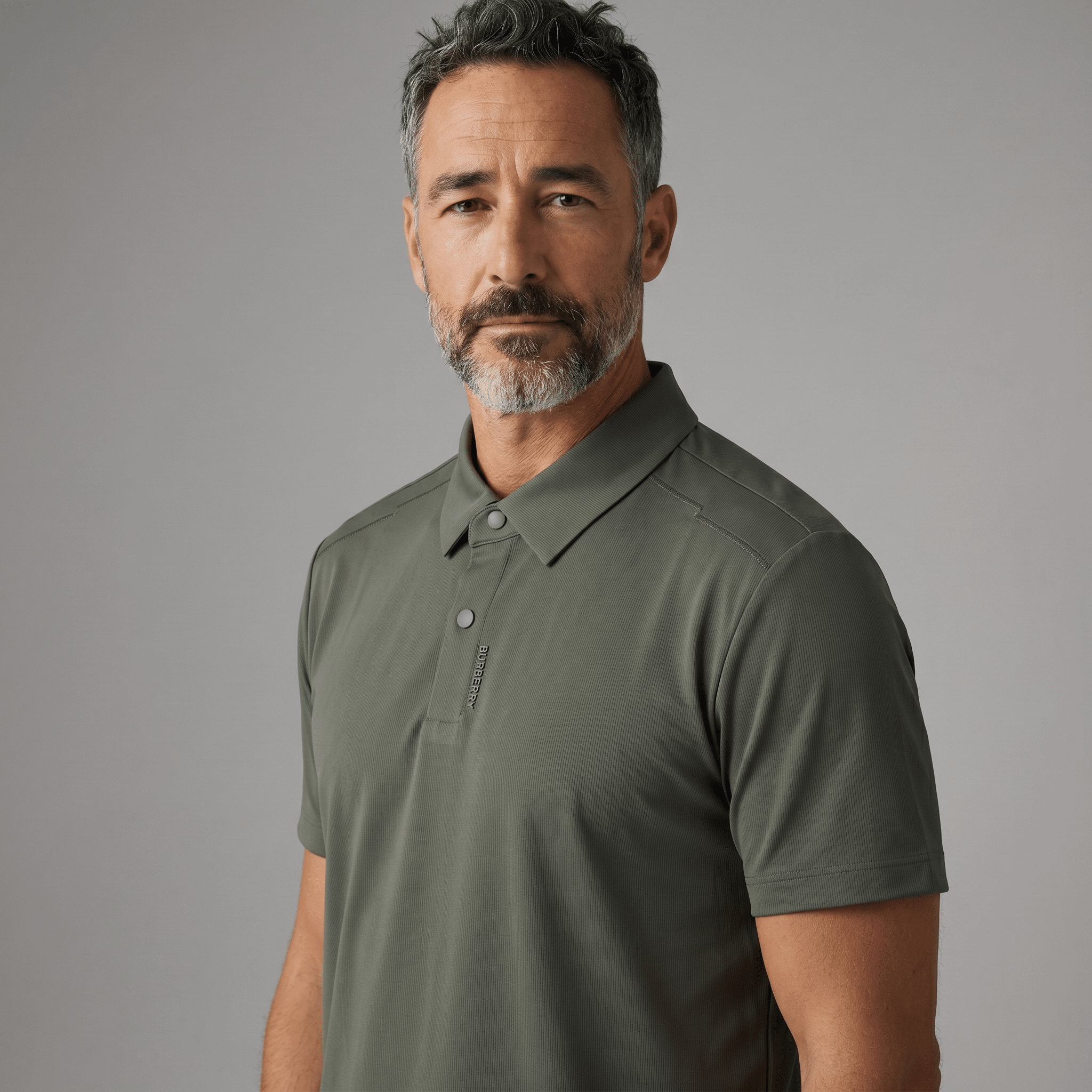 🩶✨ Burberry Luxury Polo Shirt – Modern Minimalist Edition 👔🔥