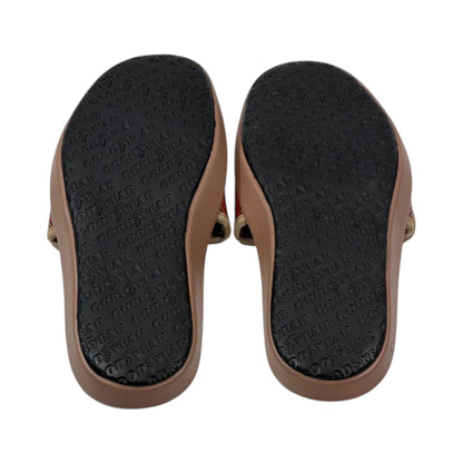 🖤 Burberry x Goodyear Check Comfort Slides