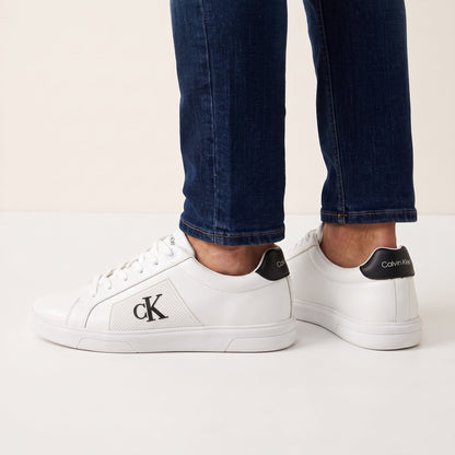 Calvin Klein Court Sneakers — White & Black