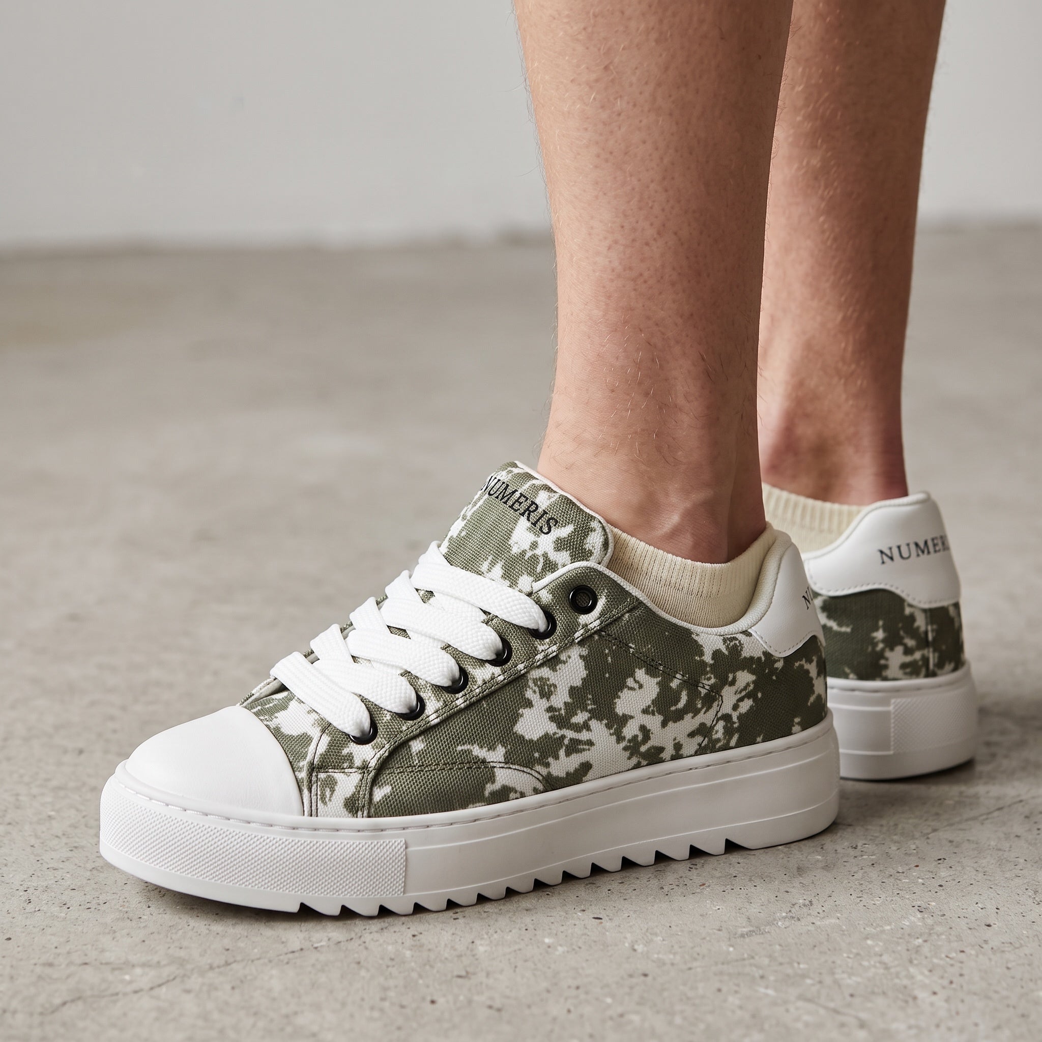 Numeris Low-Top Sneaker – Green Camo 🌿👟