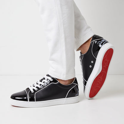 Christian Louboutin Low-Top Patent — Black