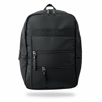Calvin Klein Black Premium Backpack – Modern Minimalist Everyday Bag 🎒🖤