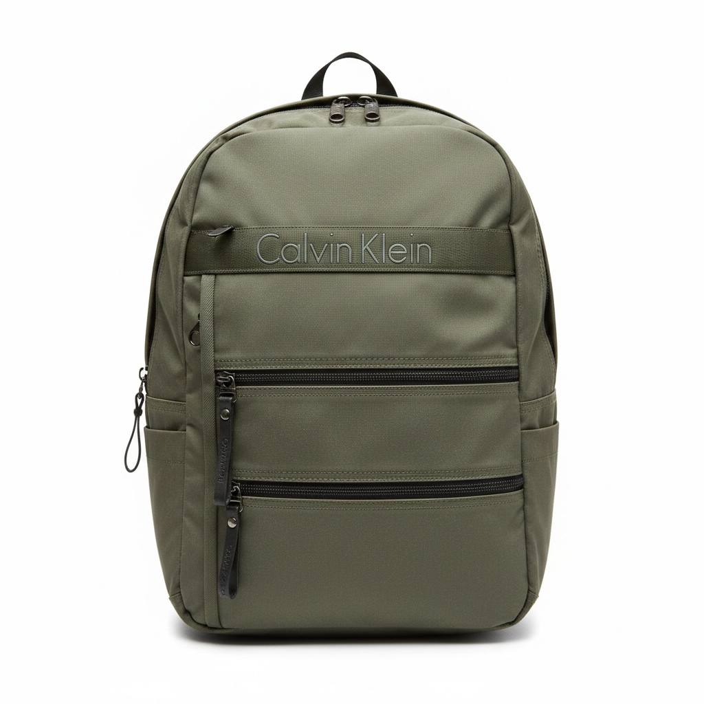 Calvin Klein Olive Green Backpack – Premium Everyday Utility Bag 🎒💚