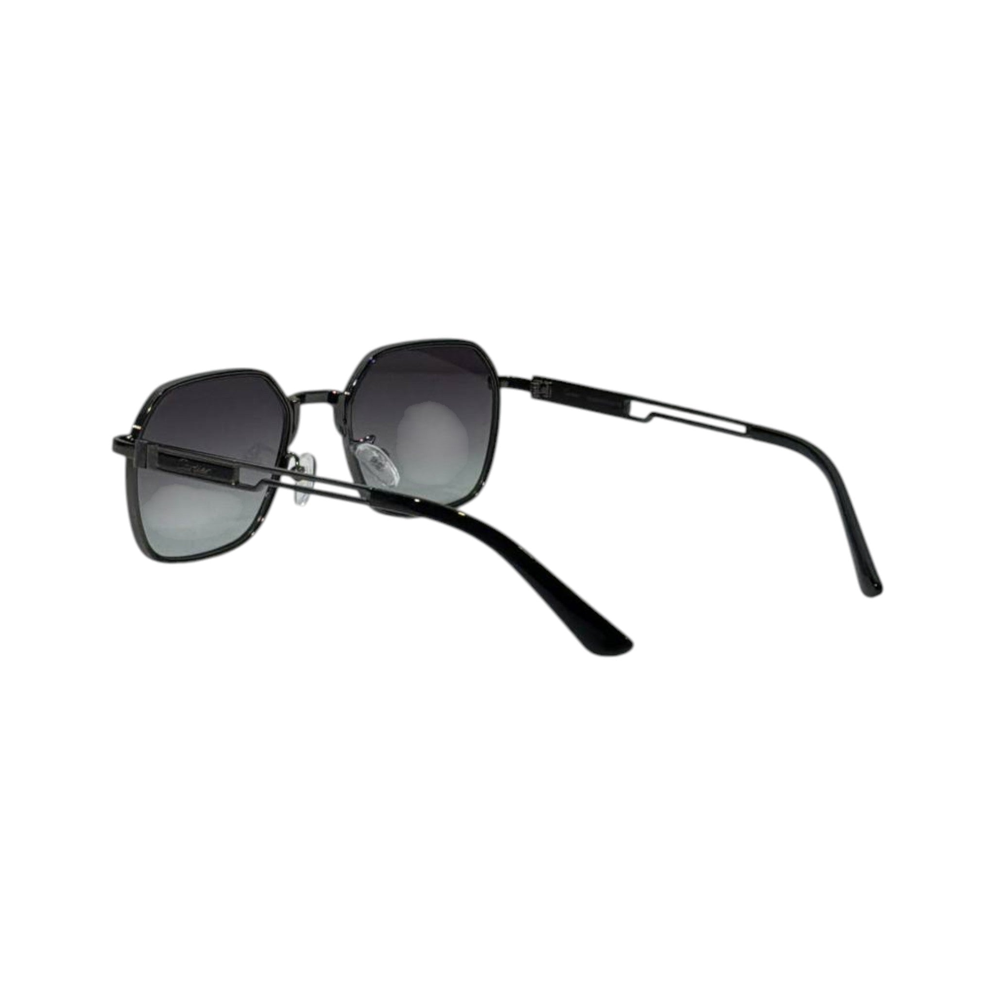 Cartier Noir Geometric Aviator Sunglasses