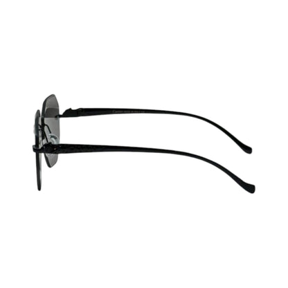 🕶️ Cartier Rimless Geometric Sunglasses – Black Luxury Edition ✨