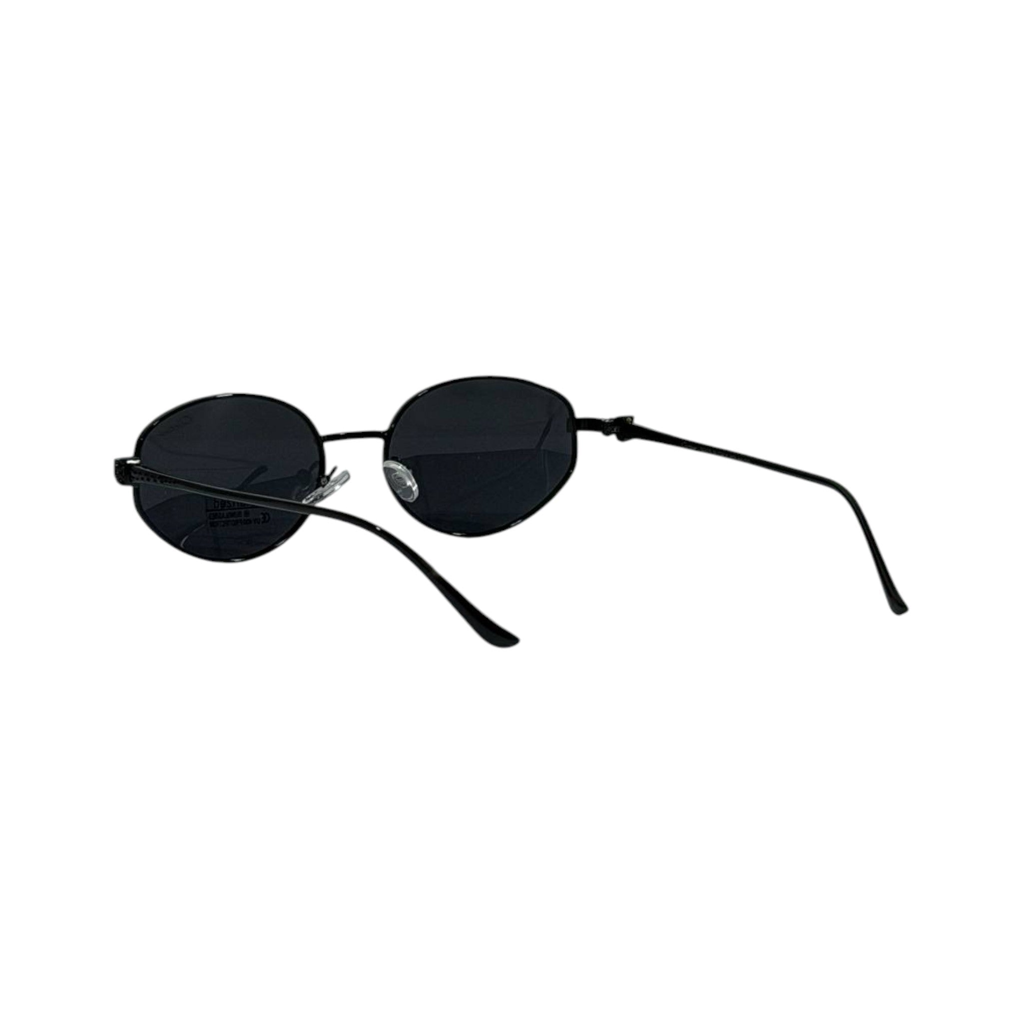 Cartier Round Black Polarized Sunglasses 🕶️ | Slim Metal Luxury Eyewear