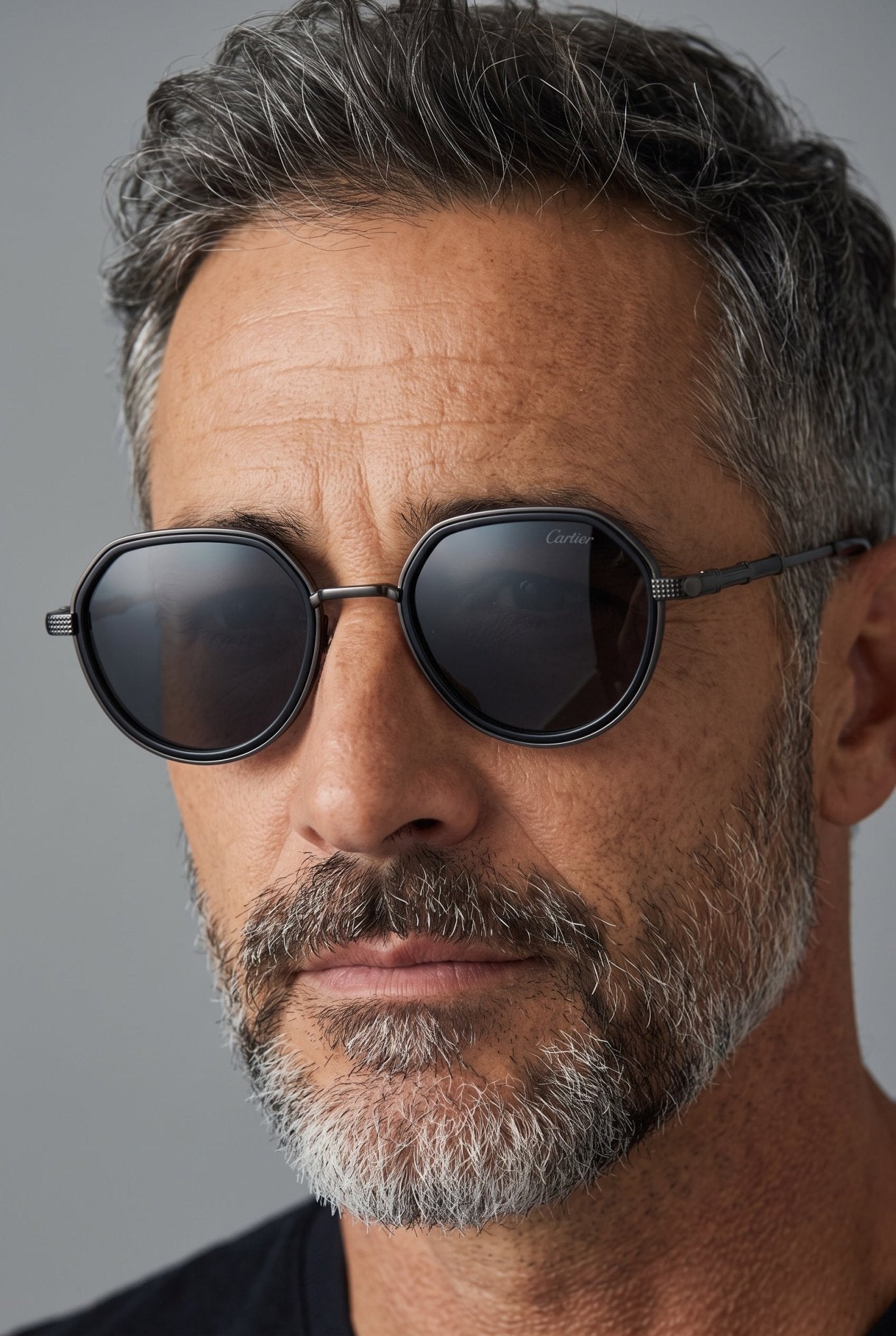 Cartier Sunglasses – Black Round Frame 🕶️