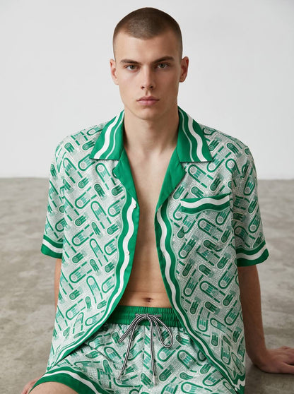 Casablanca Resort Co-Ord Set – Emerald Luxury Summer Outfit 💚🌴