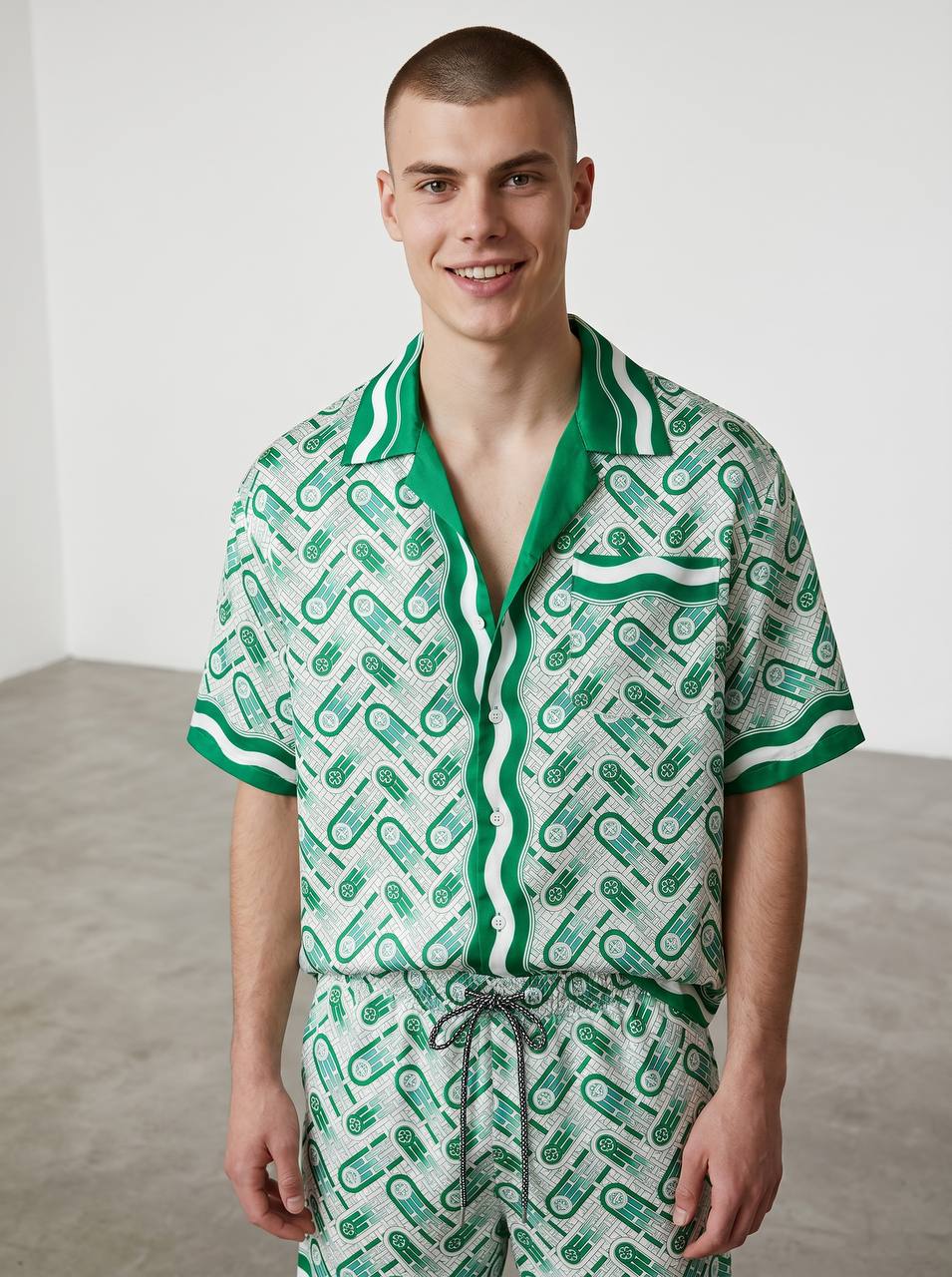 Casablanca Resort Co-Ord Set – Emerald Luxury Summer Outfit 💚🌴
