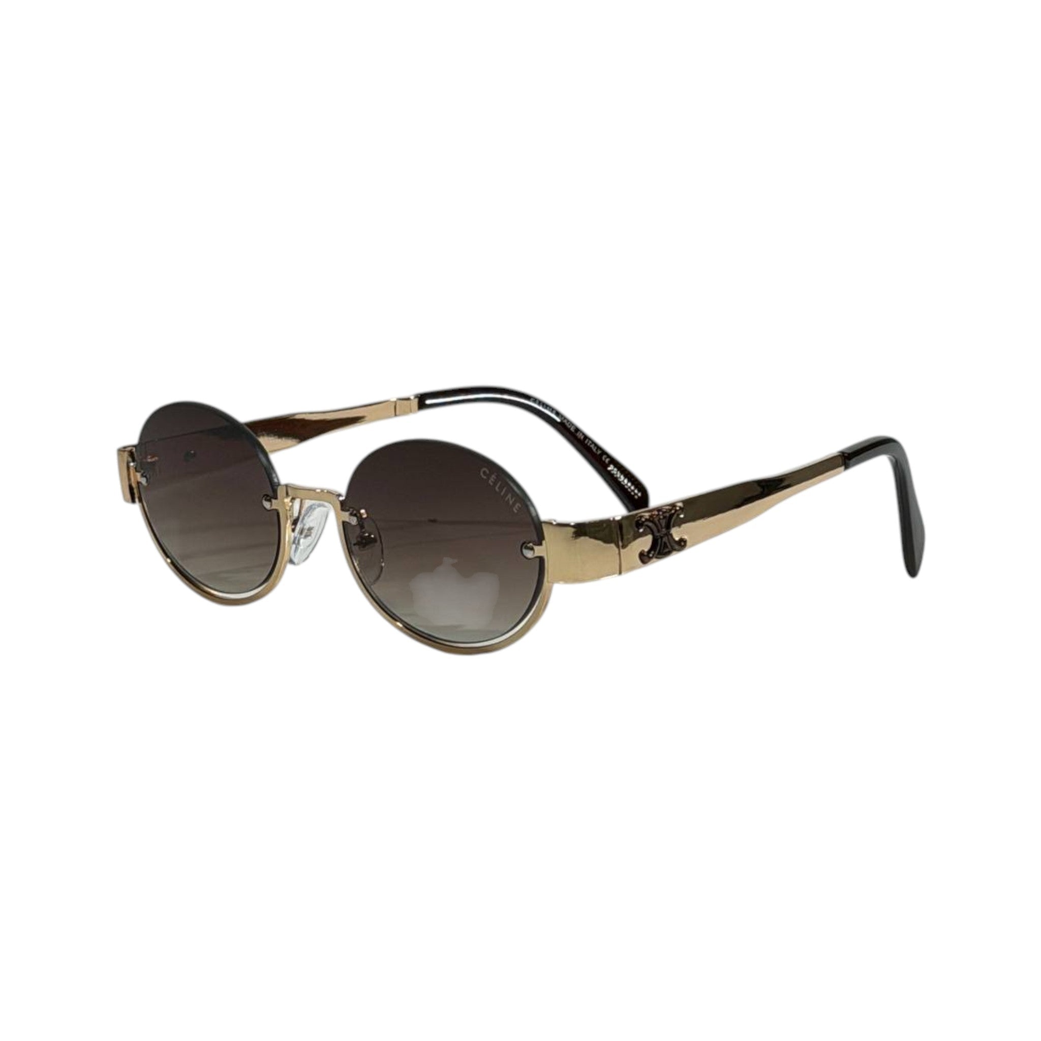 Celine Round Sunglasses – Gold Vintage Luxury 🕶️✨