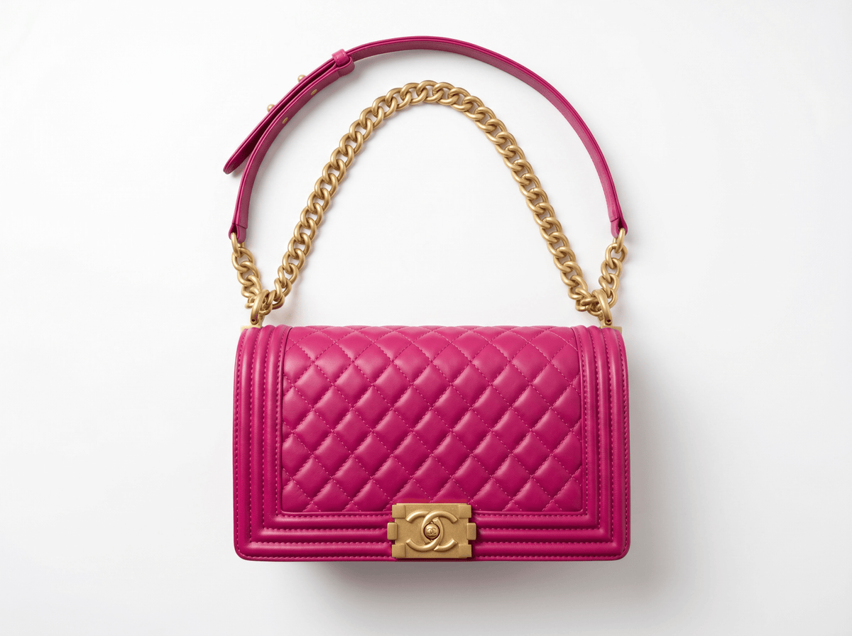 💖 Chanel Boy Quilted Flap Shoulder Bag – Hot Pink Edition