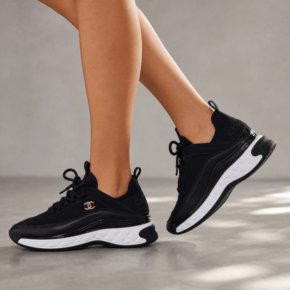 Chanel Chunky Runner Sneakers – Black Luxe Edition 🖤✨