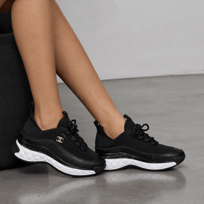 Chanel Chunky Runner Sneakers – Black Luxe Edition 🖤✨