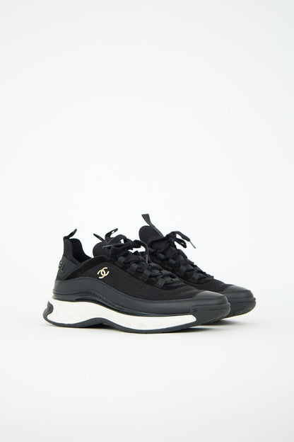 Chanel Chunky Runner Sneakers – Black Luxe Edition 🖤✨