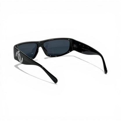 Chanel  Noir Shield Luxe Sunglasses 🕶️✨🖤