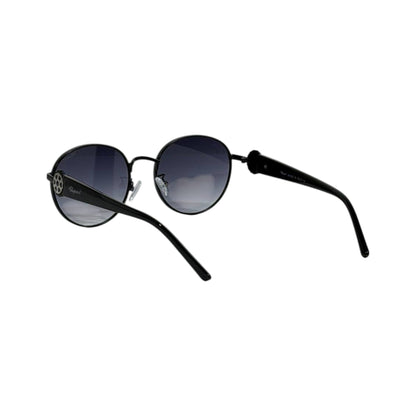 Chopard Round Black Sunglasses 🕶️ | Gradient Lens Luxury Eyewear