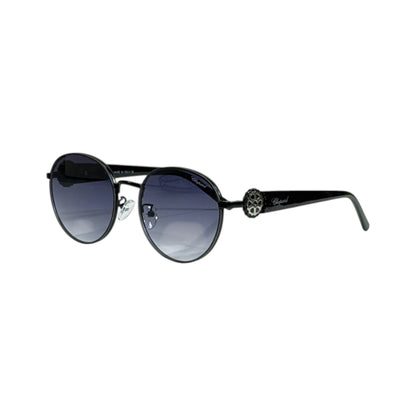 Chopard Round Black Sunglasses 🕶️ | Gradient Lens Luxury Eyewear