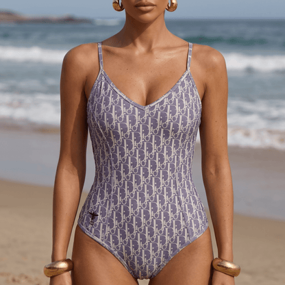 Christian Dior Oblique One-Piece Swimsuit 💙🤍🌊