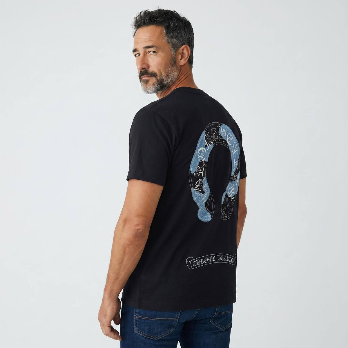 Chrome Hearts Gothic Horseshoe Graphic T-Shirt 🖤⚡