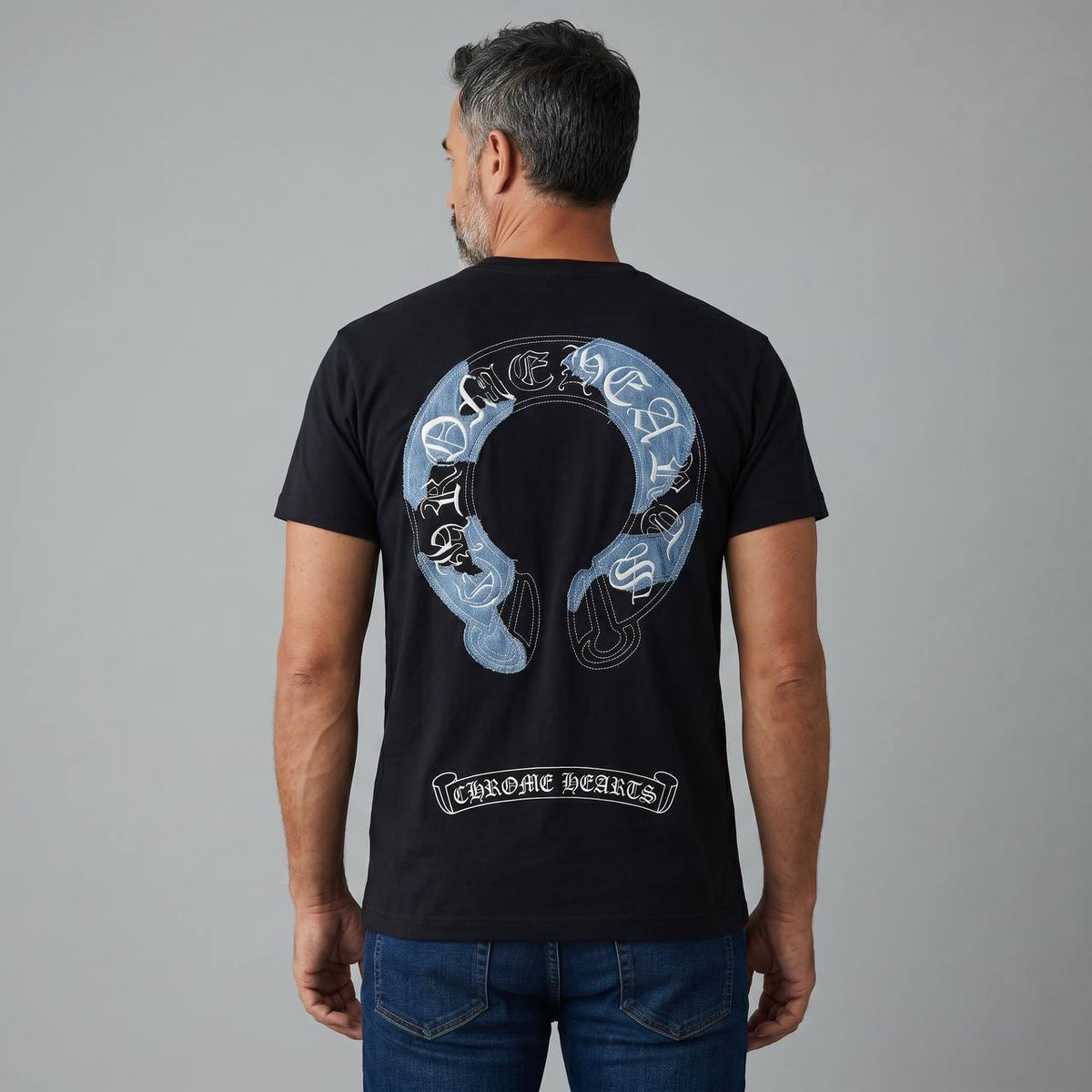 Chrome Hearts Gothic Horseshoe Graphic T-Shirt 🖤⚡