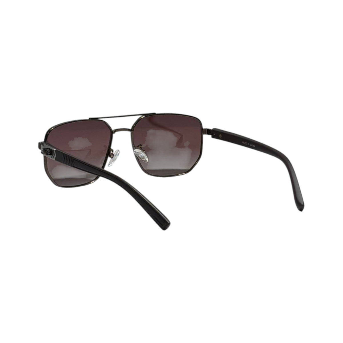 🕶️ Chrome Hearts Inspired Pilot Sunglasses | Black Frame with Gradient Brown Lenses ✨🔥