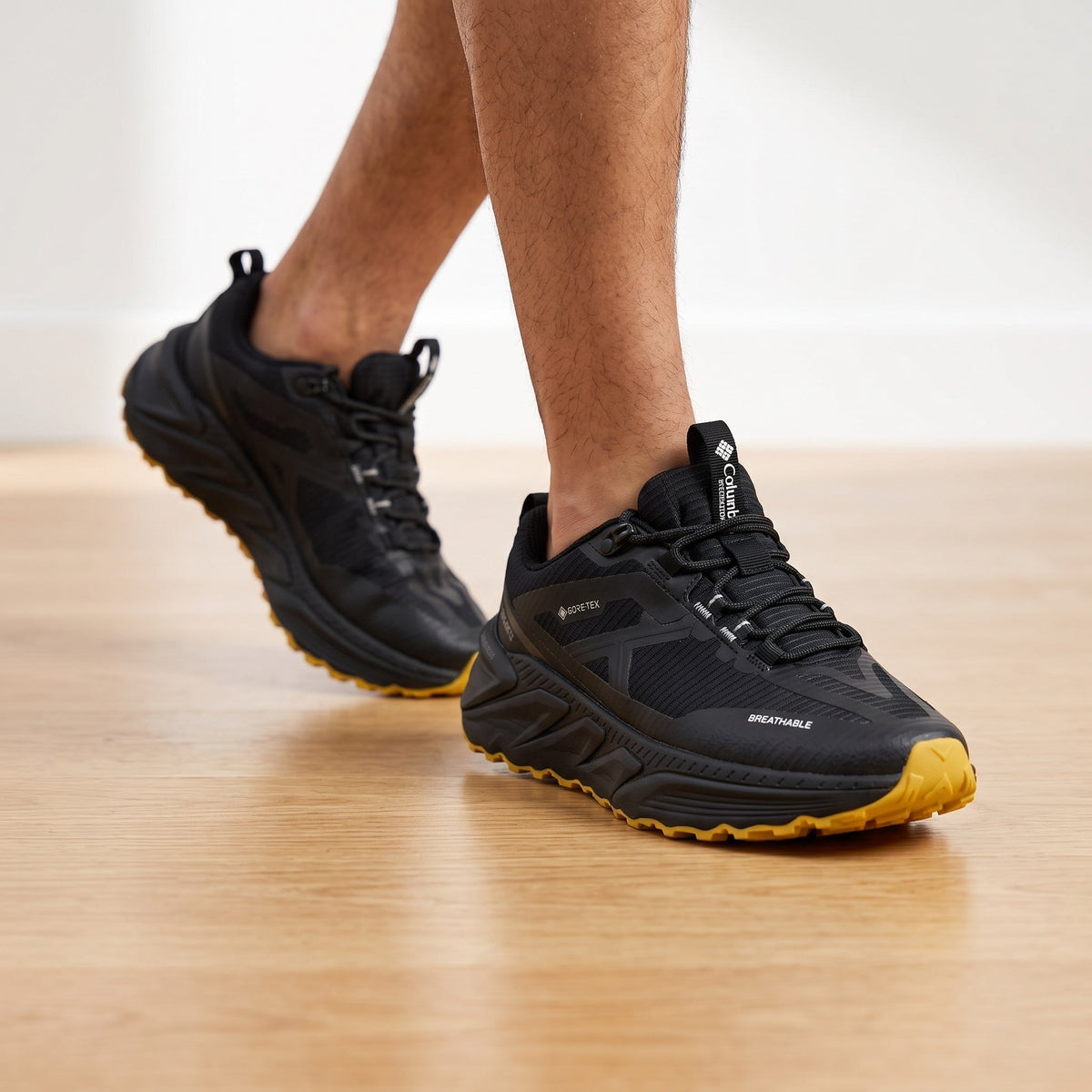 Columbia Trail Runner — Black & Yellow