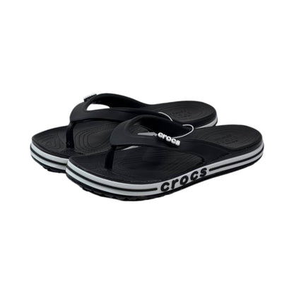 ⚫ Crocs Bayaband Flip Flops – Black Edition | Iconic Comfort, Everyday Style