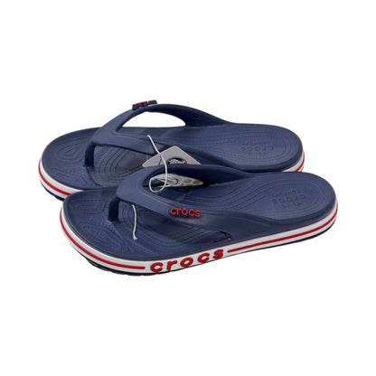 🔵 Crocs Bayaband Flip Flops – Navy Edition | Lightweight Comfort for Every Adventure