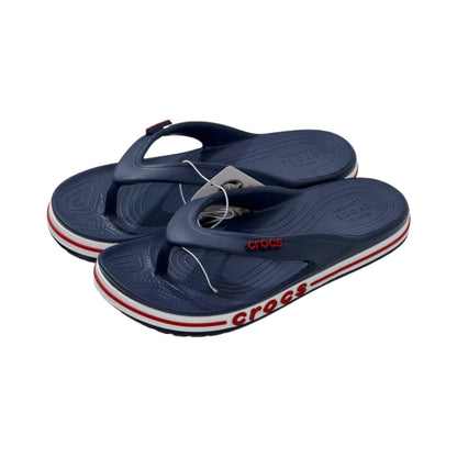 🔵 Crocs Bayaband Flip Flops – Navy Edition | Lightweight Comfort for Every Adventure