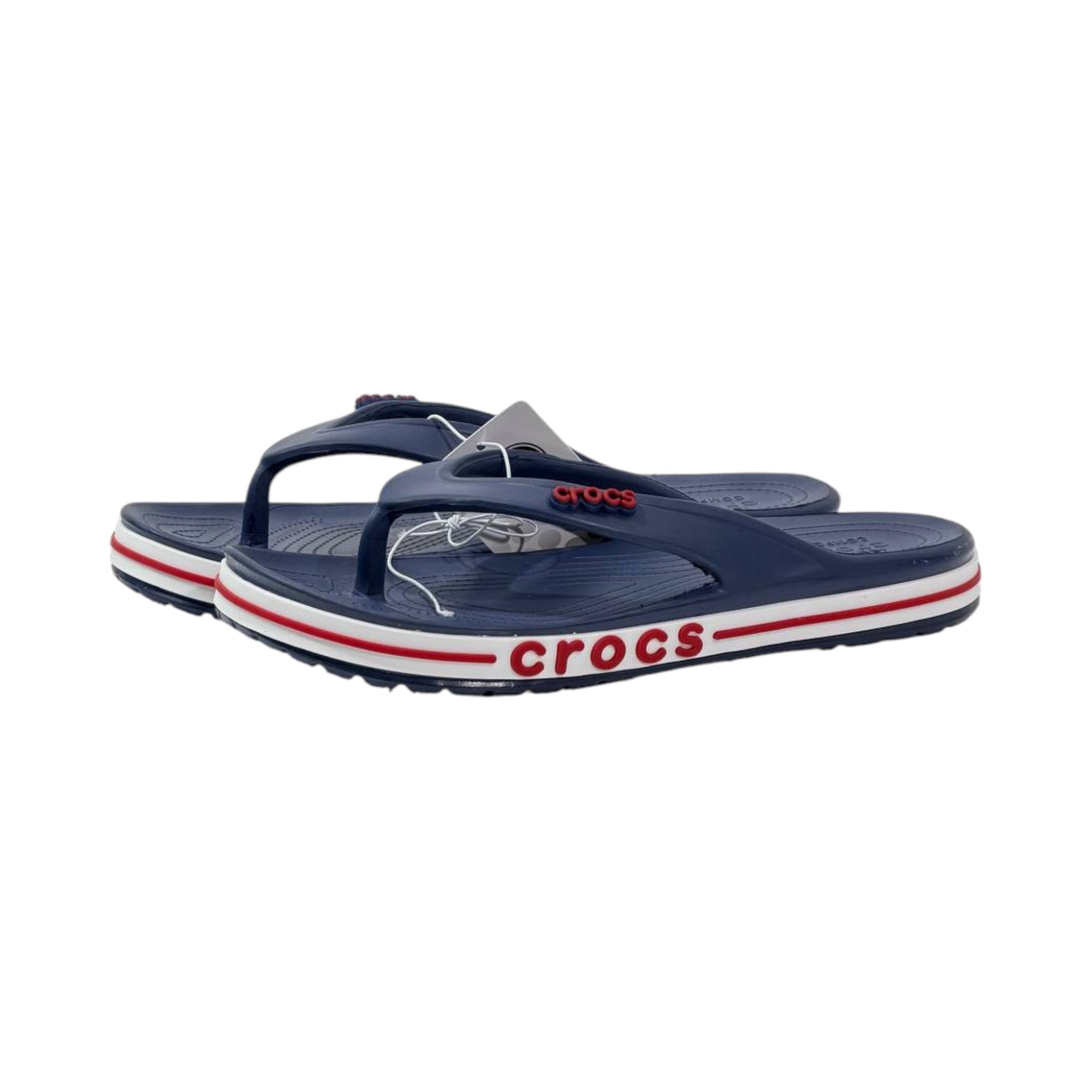 🔵 Crocs Bayaband Flip Flops – Navy Edition | Lightweight Comfort for Every Adventure